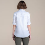 Craghoppers Womens Kiwi III Long Sleeved UPF30+ Quick Dry Shirt - White