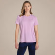 Craghoppers Dynamic Pro Womens Lightweight Moisture Wicking Short Sleeve Stretch T-Shirt in Orchid
