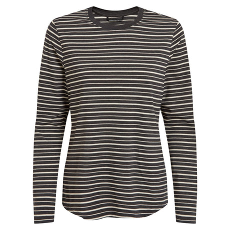 Craghoppers NosiLife Akona Long Sleeved Top in Charcoal Stripe - 16