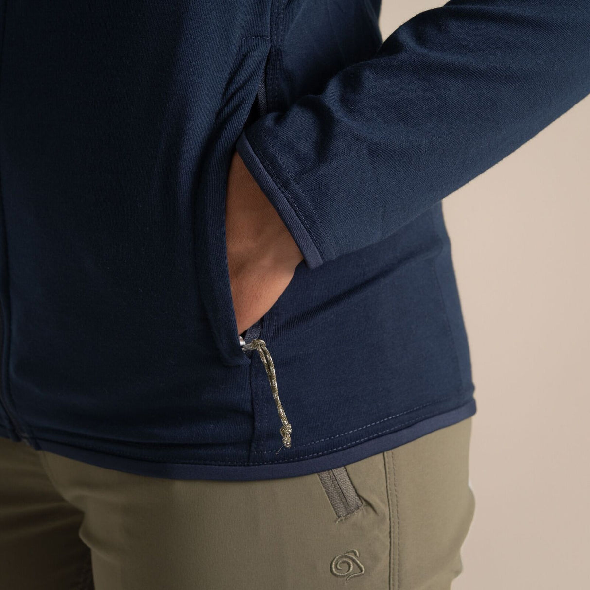 Craghoppers Womens NosiLife Afia Hooded Slim Fit Jacket - Blue Navy