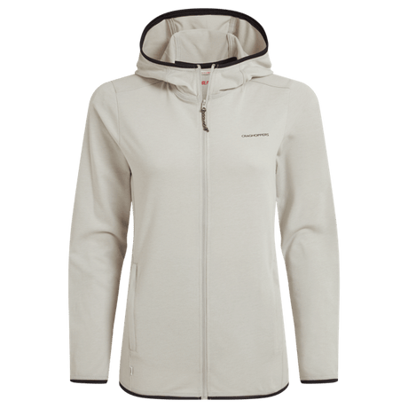 Craghoppers NosiLife Afia Hooded Slim Fit Jacket in Light Grey Marl - 08