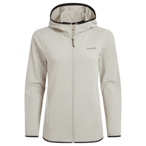 Craghoppers Womens NosiLife Afia Hooded Slim Fit Jacket - Light Grey Marl