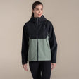 Craghoppers Womens Rosario Waterproof AquaDry Jacket in Black / Sage