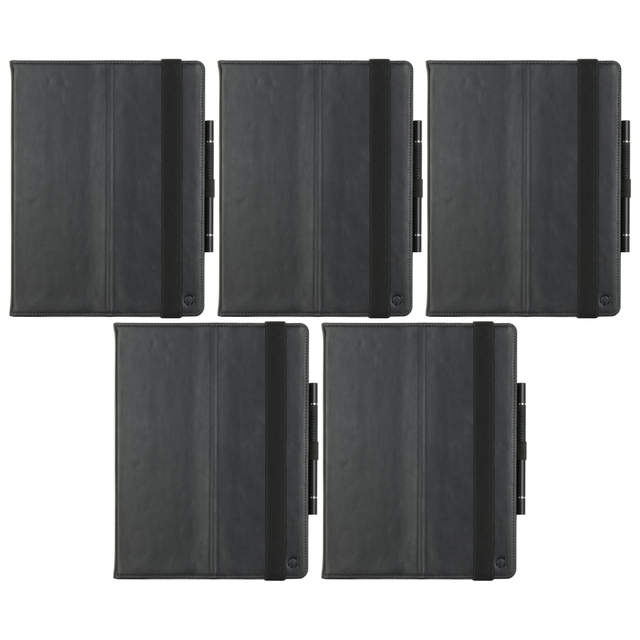 5x Cygnett Nano Grip 10.1" Universal Tablet Folio Case Bulk Pack - Black (Stand Cover)