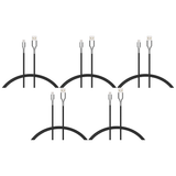 5x Cygnett 2-Metre Armoured Micro to USB-A Cable in Black (Bulk Pack)