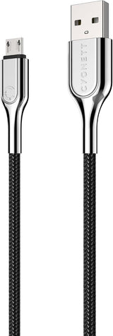 Cygnett 3-Metre Armoured Micro to USB-A Cable in Black