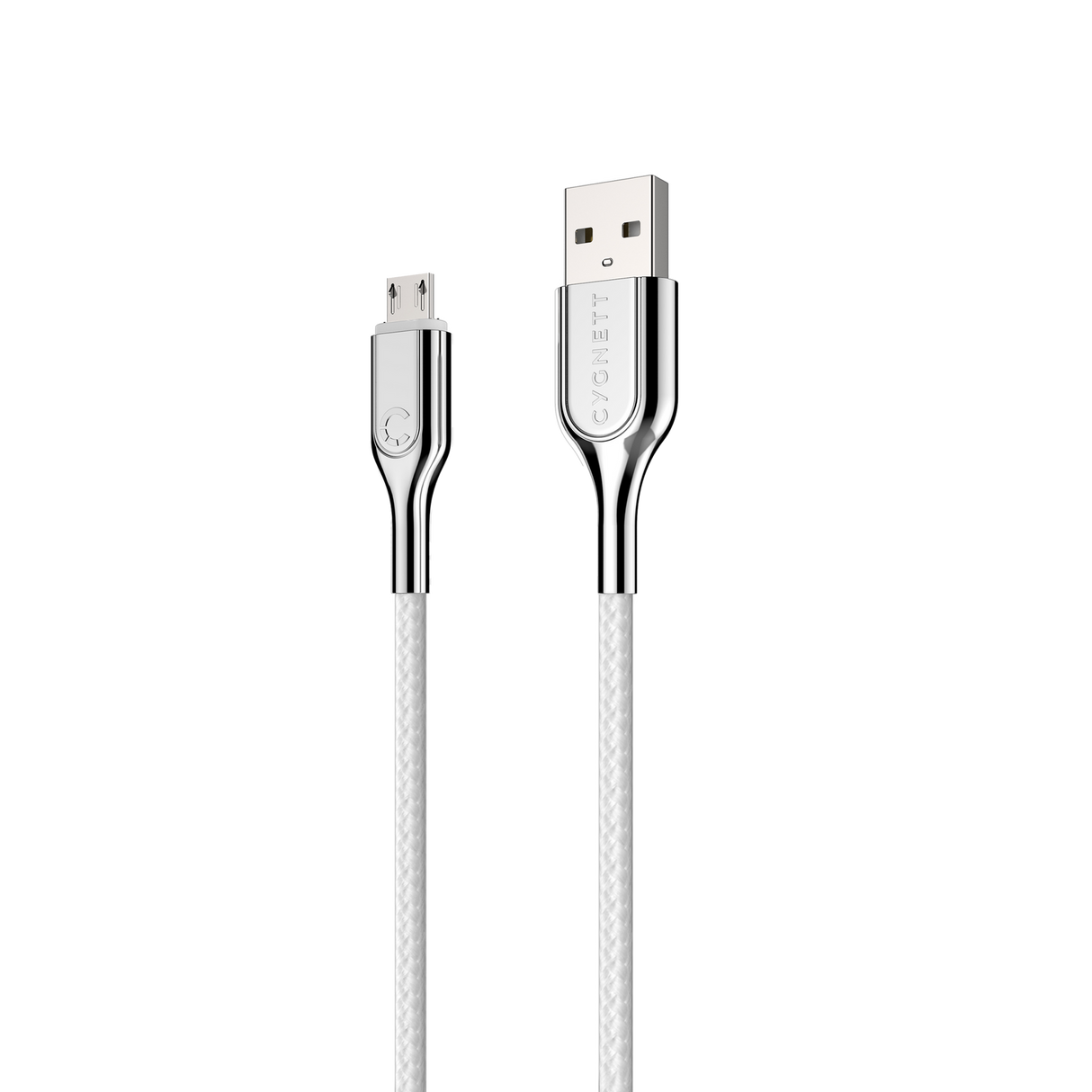 Cygnett Armoured Micro to USB-A Cable 1 Metre - White