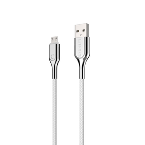 Cygnett Armoured Micro to USB-A Cable 1 Metre - White