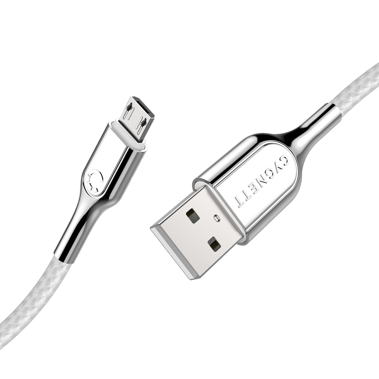 Cygnett Armoured Micro to USB-A Cable 1 Metre - White