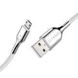 Cygnett Armoured Micro to USB-A Cable 1 Metre - White