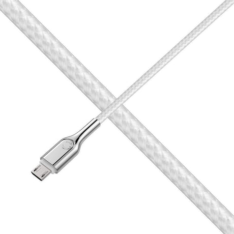5x Cygnett Armoured Micro to USB-A Cable 1 Metre Bulk Pack - White