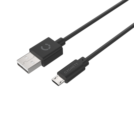 5x Cygnett Essentials Micro USB to USB-A Cable 1M Bulk Pack - Black