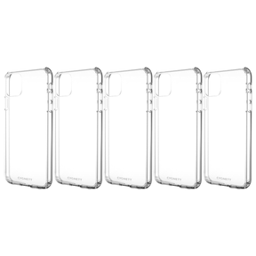 5x Cygnett AeroShield Antibacterial Case for iPhone 12 and 12 Pro Bulk Pack - Clear