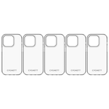 5x Cygnett AeroShield Slim Phone Case for iPhone 13 Pro Bulk Pack - Clear