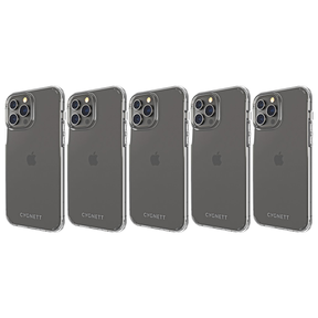 5x Cygnett AeroShield Phone Case for iPhone 13 Pro Max Bulk Pack - Clear