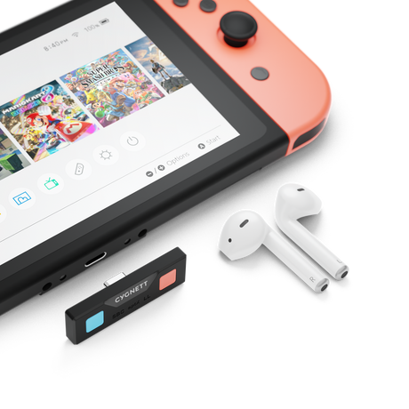 Cygnett Wireless Bluetooth USB-C Audio Adapter for Nintendo Switch