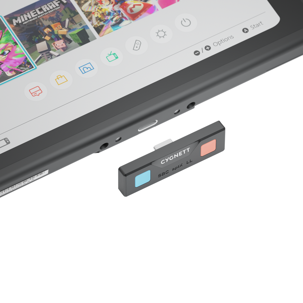 Cygnett Wireless Bluetooth USB-C Audio Adapter for Nintendo Switch