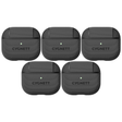 5x Cygnett TekView Pod Protective AirPods 3rd Gen Case Bulk Pack - Black