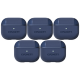 5x Cygnett TekView Airpods 3rd Gen Protective Case for Headphones in Navy/Blue (Bulk Pack)