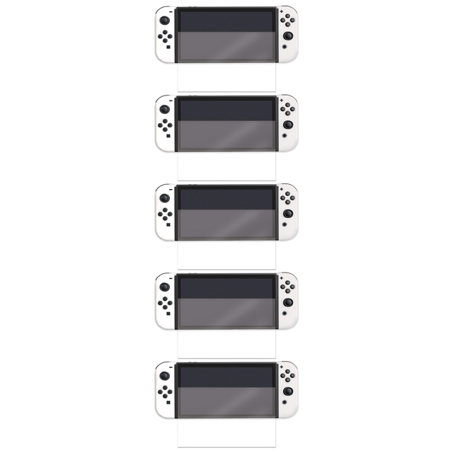 5x Cygnett DragonShield Tempered Glass Screen Protector for Nintendo Switch OLED Bulk Pack - Clear