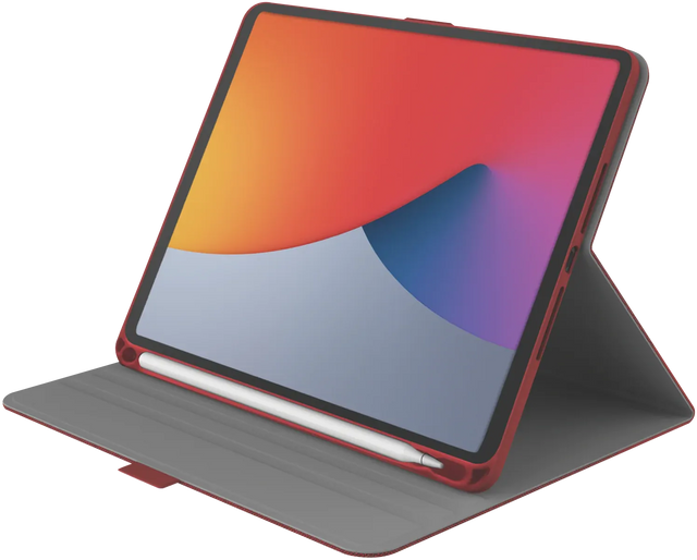 Cygnett TekView Case iPad Mini 6 Folio Stand 360° Protection Pencil Holder in Red