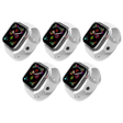 5x Cygnett AeroFlex Frame for Apple Watch Series 7/8/9 41mm Bulk Pack - Clear