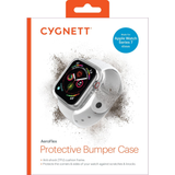 5x Cygnett AeroFlex Frame for Apple Watch Series 7/8/9 41mm Bulk Pack - Clear