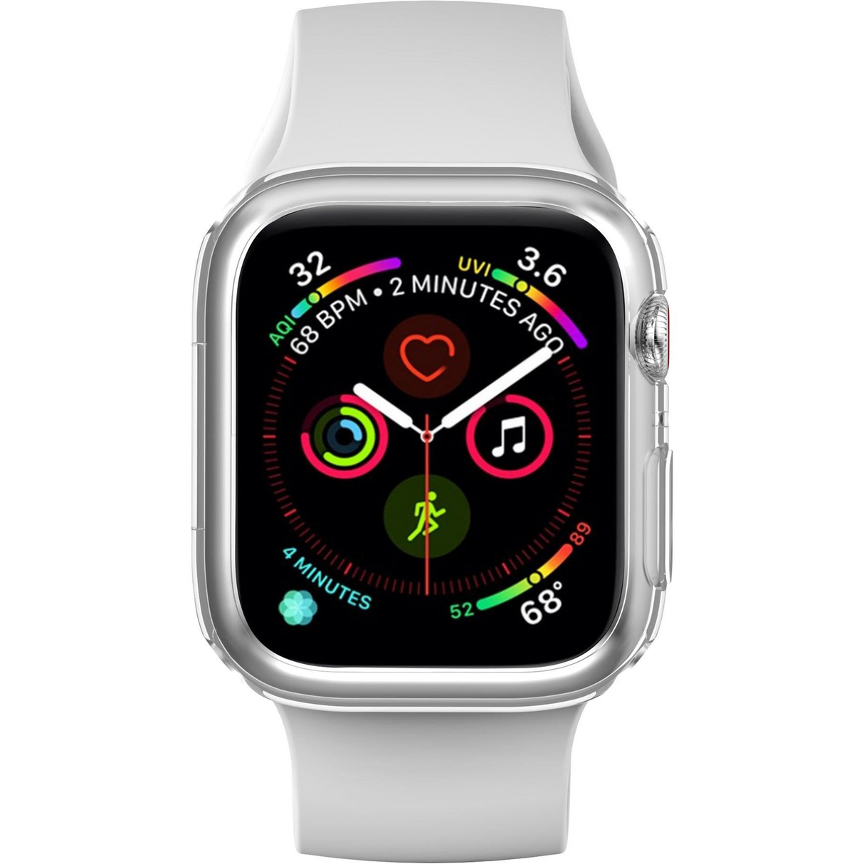 Cygnett AeroFlex Frame for Apple Watch Series 7/8/9 41mm - Clear