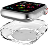 Cygnett AeroFlex Frame Protective Bumper Case for Apple Watch Series 7/8/9 45mm in Clear