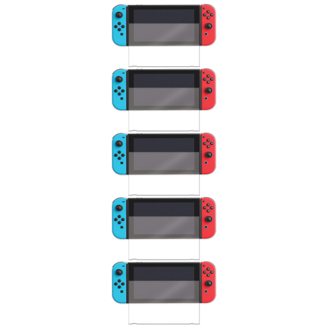 5x Cygnett DragonShield Tempered Glass Screen Protector for Nintendo Switch Bulk Pack - Clear