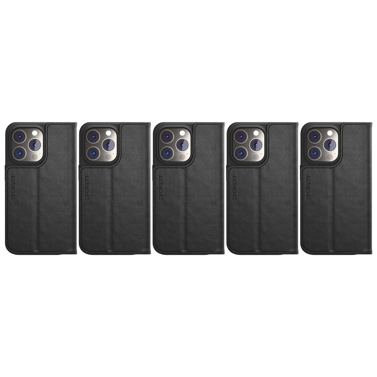 5x Cygnett UrbanWallet Phone Case for iPhone 14 Pro Bulk Pack - Black (Card Slots)