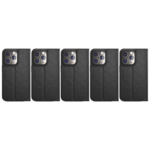 5x Cygnett UrbanWallet Phone Case for iPhone 14 Pro Bulk Pack - Black (Card Slots)