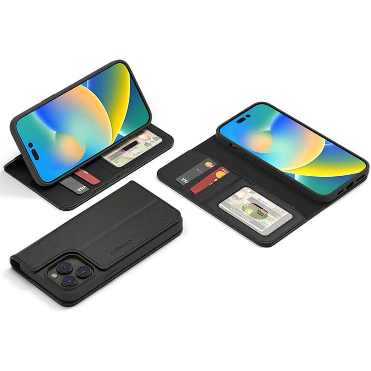 Cygnett Urban Wallet Phone Case for Apple iPhone 14 Pro Max - Black