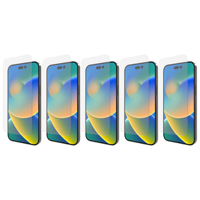 5x Cygnett OpticShield Tempered Glass Screen Protector for iPhone 14 Pro Max Bulk Pack - Clear