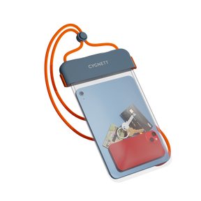 Cygnett AquaGuard Waterproof 11-inch Tablet/Phone Pouch Universal Travel Holder