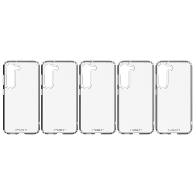 5x Cygnett AeroShield Phone Case for Samsung Galaxy S23 Bulk Pack - Clear