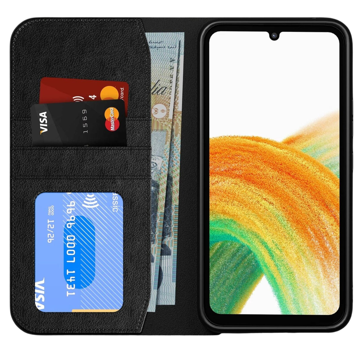 Cygnett UrbanWallet Wallet Phone Case for Samsung Galaxy A34 5G - Black