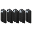 5x Cygnett UrbanWallet Phone Case for iPhone 15 Plus Bulk Pack - Black (Card Slots)