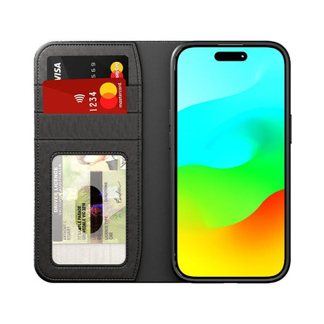 Cygnett UrbanWallet Wallet Phone Case For iPhone 15 Plus - Black