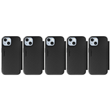 5x Cygnett Magnetic MagSafe Leather Wallet Case (Suits iPhone 15) Bulk Pack - Black