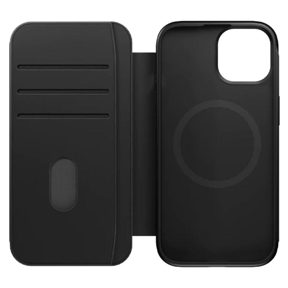 Cygnett Magnetic MagSafe Leather Wallet Case (Suits iPhone 15) - Black