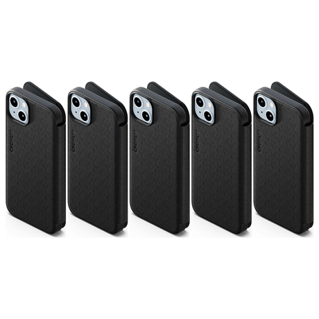 5x Cygnett MagWallet Magnetic Phone Case for iPhone 15 Plus Bulk Pack - Black (Card Slots)