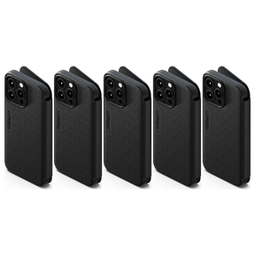 5x Cygnett MagWallet MagSafe Phone Case for iPhone 15 Pro Max Bulk Pack - Black (Card Slots Stand)