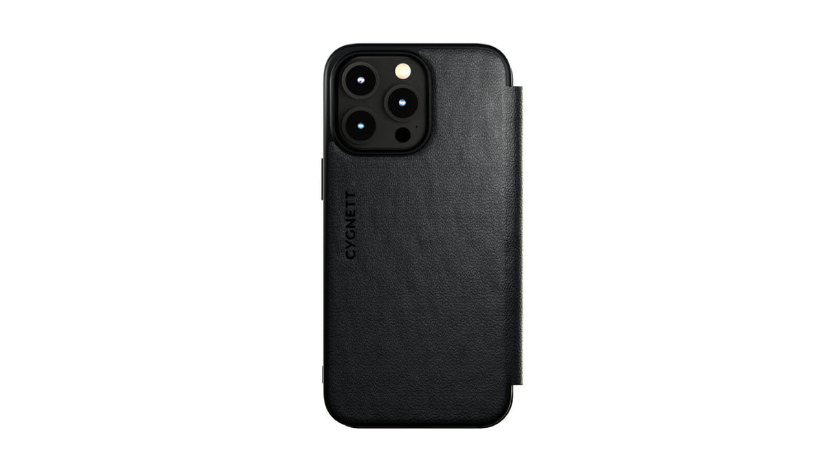 Cygnett MagWallet MagSafe Phone Case for iPhone 15 Pro Max - Black (Card Slots Stand)