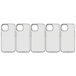 5x Cygnett Eco Case for iPhone 15 Bulk Pack - Clear (Slim Recycled Anti-Bacterial Cover)