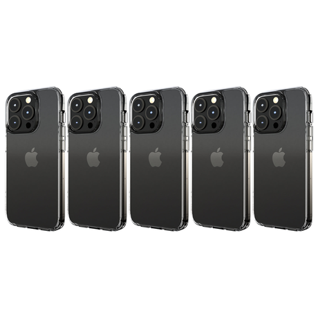 5x Cygnett EcoShield Case for Apple iPhone 15 Pro in Clear (Bulk Pack)