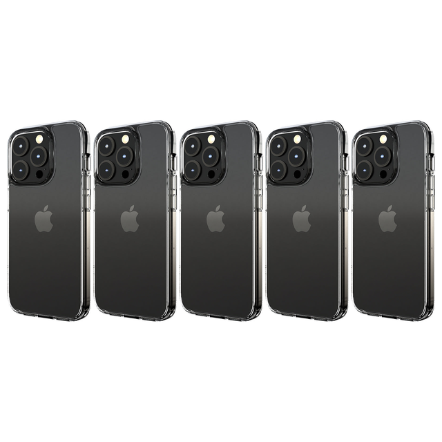 5x Cygnett EcoShield Case for Apple iPhone 15 Pro in Clear (Bulk Pack)