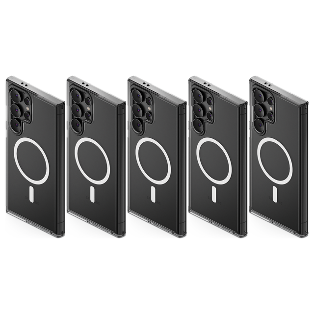 5x Cygnett AeroMag Protective Case for Samsung Galaxy S24 Ultra Mobile Phones (Bulk Pack)