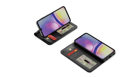 Cygnett UrbanWallet Case Samsung Galaxy A25 Wallet Cover Card Slots Stand in Black