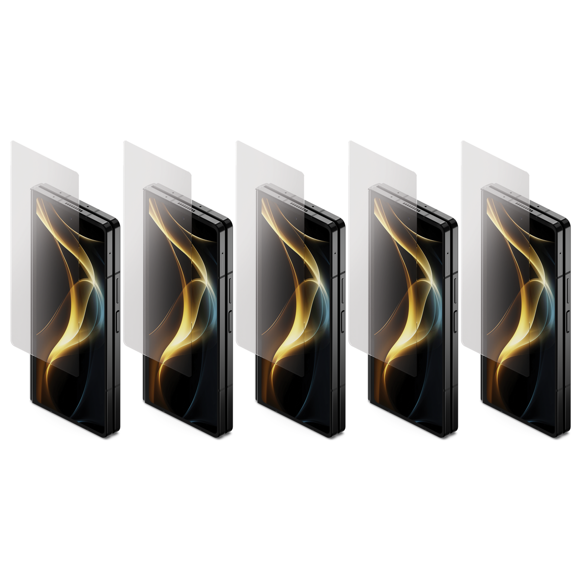 5x Cygnett OpticShield Tempered Glass Screen Protector for Samsung Galaxy Z Fold 6 (Bulk Pack)